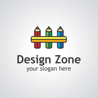 Tasarım bölge vektör logo tasarımı