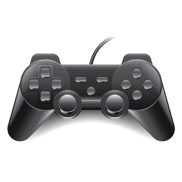 Controlador de juego aislado en vector blanco — Vector de stock