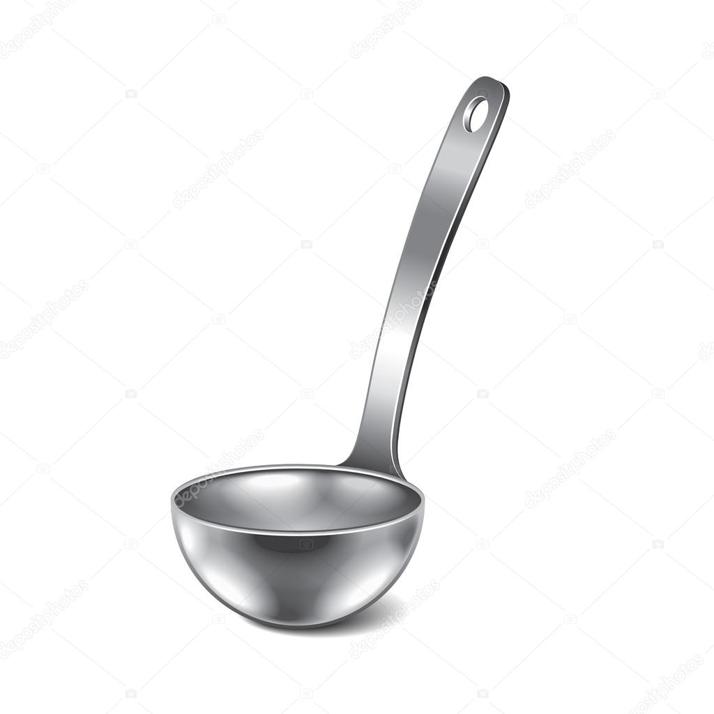 Ladle isolated on white vector
