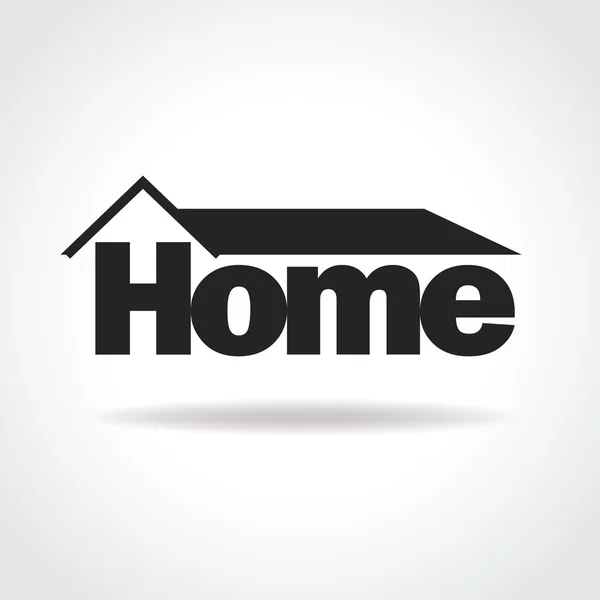 Vetor de conceito logotipo home —  Vetores de Stock