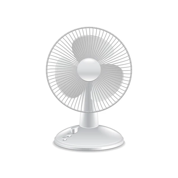 Ventilatore isolato su vettore bianco — Vettoriale Stock