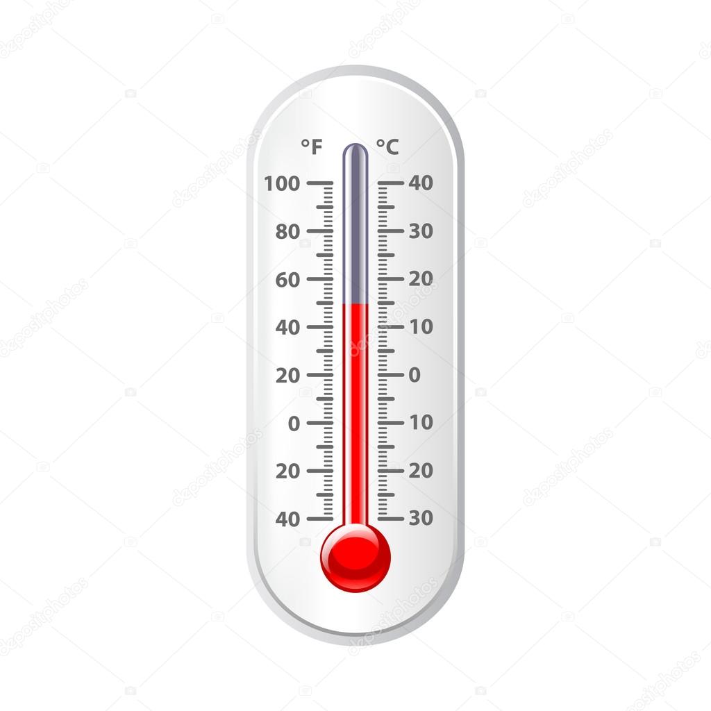 Weather thermometer stock illustration. Illustration of display