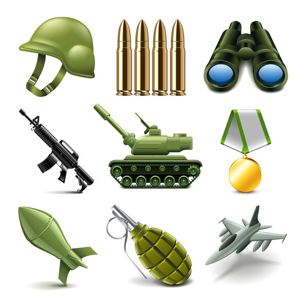 Армейский набор иконок
