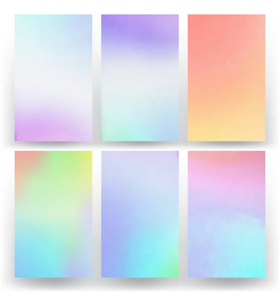 Σύνολο αφηρημένη πολύχρωμα κάρτες — Διανυσματικό Αρχείο