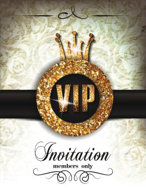 Vintage VIP davetiye