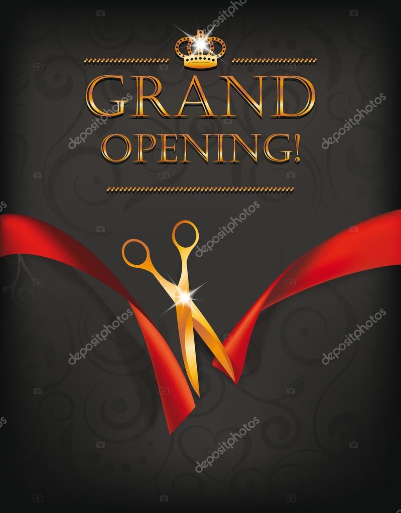 Grand opening invitation Vector Art Stock Images | Depositphotos