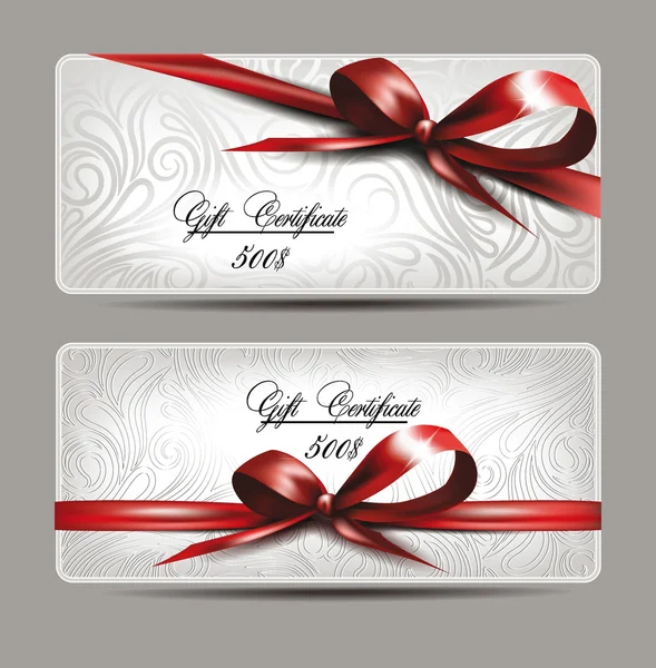 Gift certificates — Stock Vector