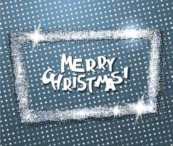 Merry christmas glanzende abstracte achtergrond — Stockvector