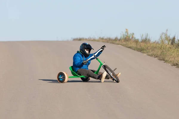 Trike Drifting Drift Trike Drift Trike Coming — Stock fotografie