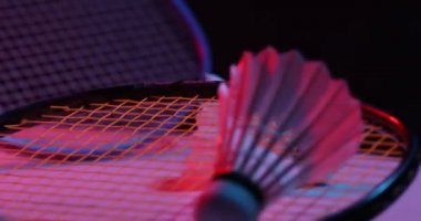 Badminton set, badminton, badminton, badminton, badminton servis horozlarını kapatın.