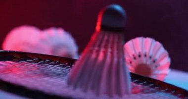 Badminton set, badminton, badminton, badminton, badminton servis horozlarını kapatın.