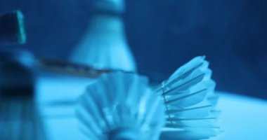 Badminton set, badminton, badminton, badminton, badminton servis horozlarını kapatın.