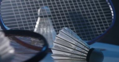 Badminton set, badminton, badminton, badminton, badminton servis horozlarını kapatın.