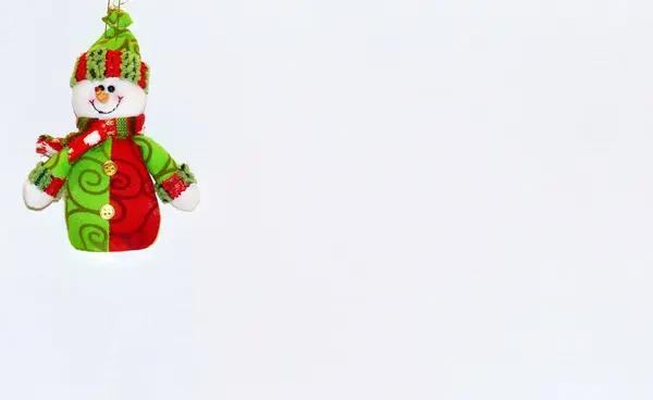 Рождественское Украшение Снеговиком Праздник — стоковое фото