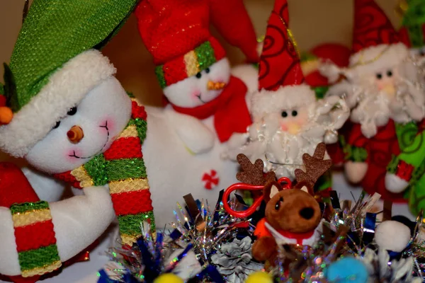 Brinquedos Fundo Ano Novo Fundo Natal — Fotografia de Stock
