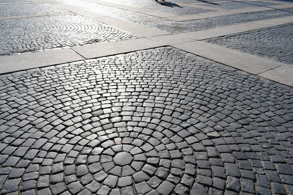 Stone Paved Square Vintage Background — Stock Photo, Image