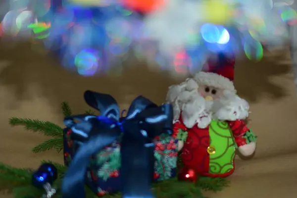 Santa Claus Decor Christmas Gifts — Stock Photo, Image