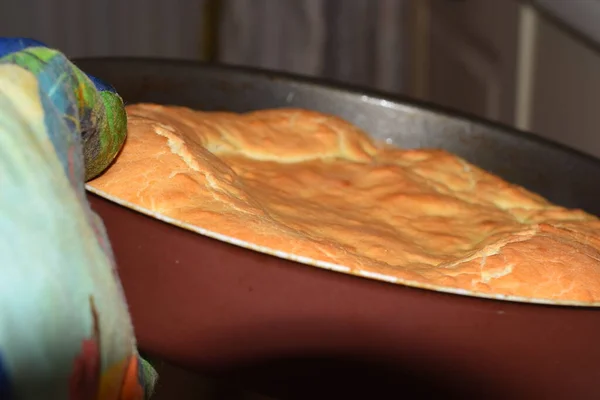 Домашній Яблучний Пиріг Пирога — стокове фото