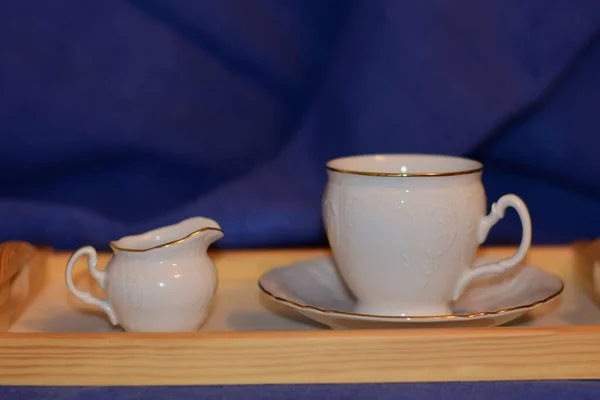 Cup Saucer Tea — Stock Photo, Image