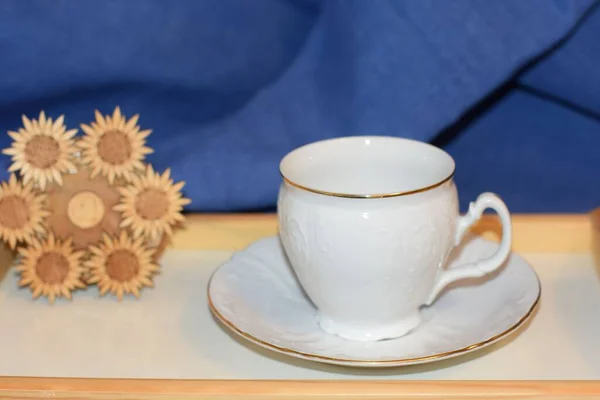 Cup Saucer Tea — Stock Photo, Image