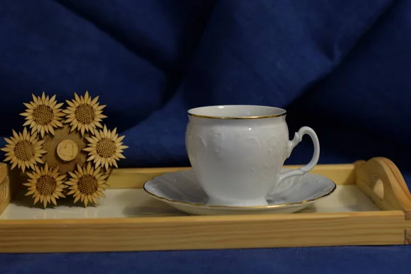 Cup Saucer Tea — Stock Photo, Image