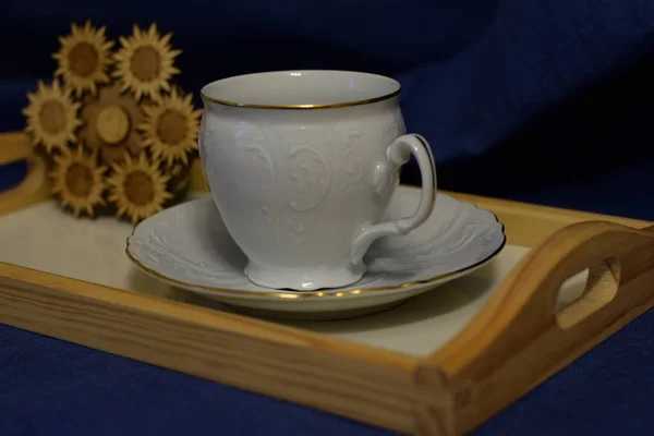 Cup Saucer Tea — Stock Photo, Image