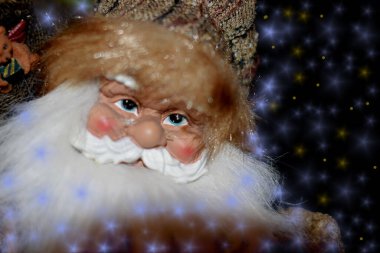 Noel arkaplanı, Noel Baba ve fenerler