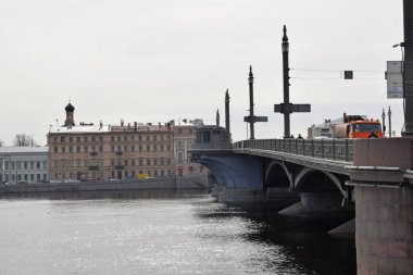 river bridge, urban landscape, metropolis