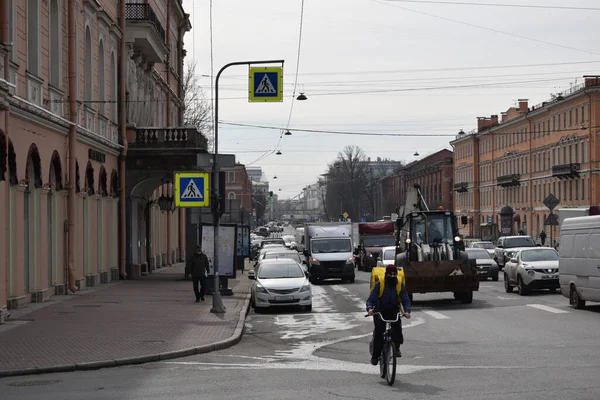 Трафік Великій Міській Вулиці — стокове фото