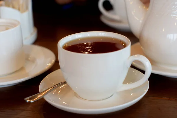 Cup Tea Table — Stock Photo, Image