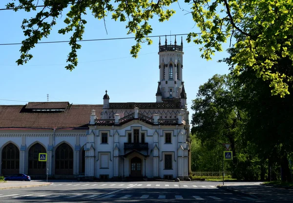 Gotycki Budynek Historia Ludu Historyczny Zamek — Zdjęcie stockowe
