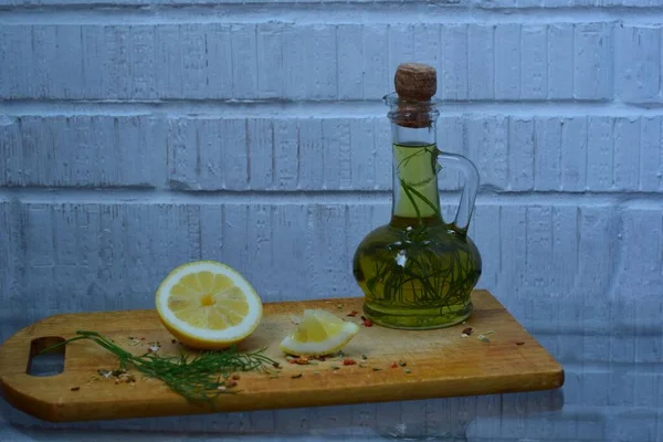 Tepside Zeytinyağı Limon — Stok fotoğraf