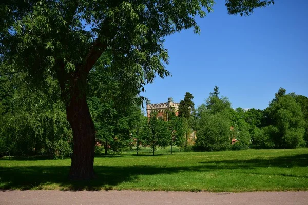 Een Park Voor Recreatie Sport Een Plek Van Menselijke Inspiratie — Stockfoto