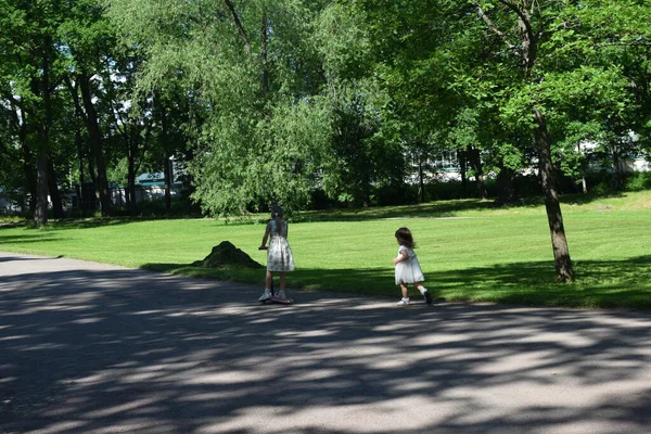 Een Park Voor Recreatie Sport Een Plek Van Menselijke Inspiratie — Stockfoto