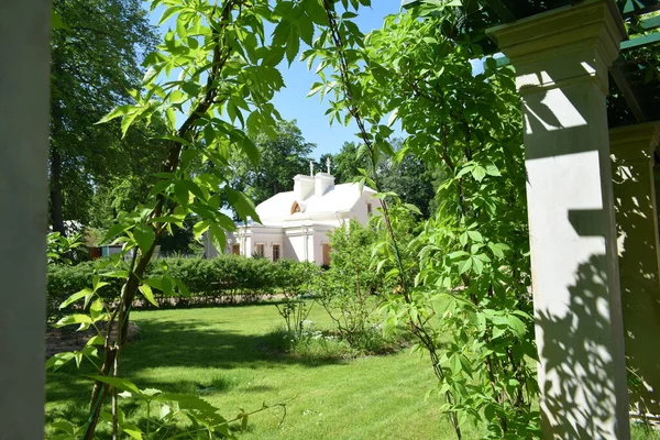 Rekreationsplats För Människor Parken Landskapsdesign Parken Sommardag — Stockfoto