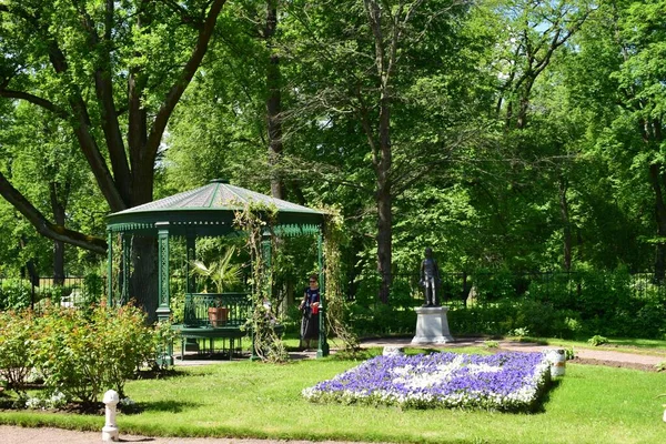 Landscape Park Summer Day Place People Relax — Stock Photo, Image