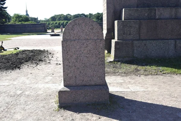 Monument Piatră Funerară Memorie Granit — Fotografie, imagine de stoc