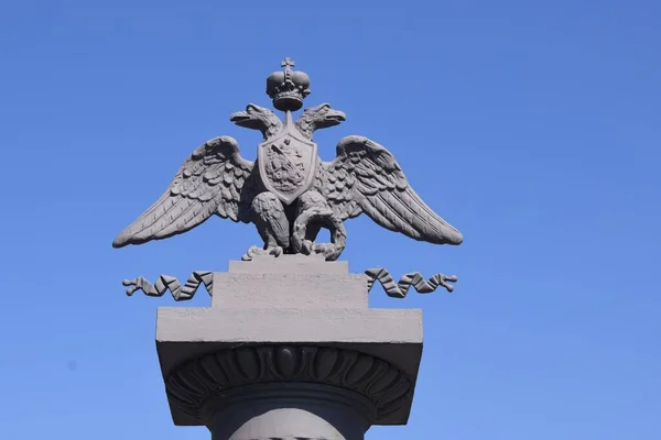Uma Águia Pedestal — Fotografia de Stock