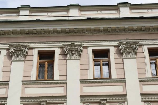 Details Facade Building Antique Style — Stock Photo, Image