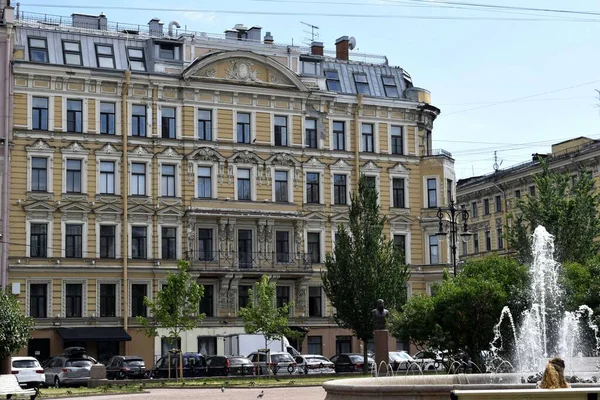 Fasáda Budovy Městě Staré Centrum — Stock fotografie