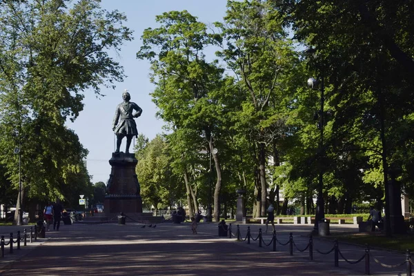 Městský Park Letní Slunečný Den — Stock fotografie