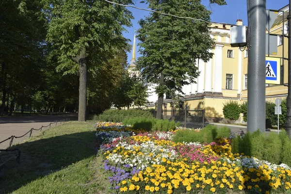 Городские Улицы Летний День Городе — стоковое фото