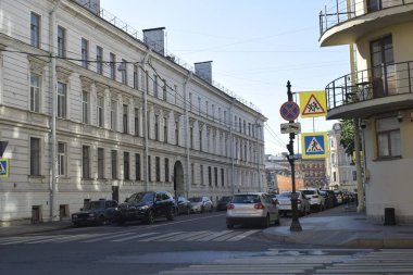 Binanın ön cephesi, eski kasaba, şehrin antik tarihi.