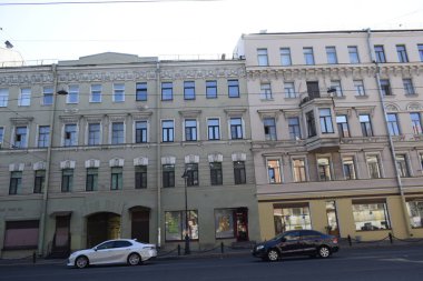 Binanın ön cephesi, eski kasaba, mimari tarihi.