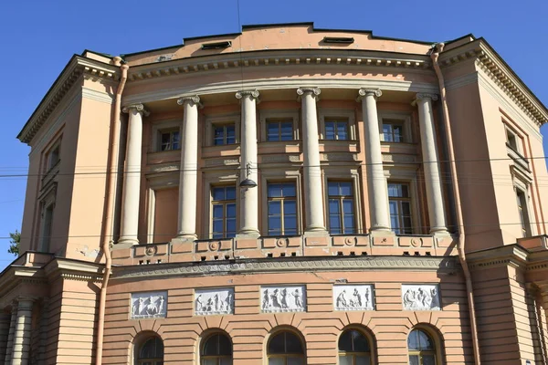 Details Der Fassade Des Gebäudes Der Altstadt Der Architekturgeschichte — Stockfoto