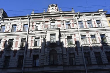 Binanın ön cephesi, eski kasaba, mimari tarihi.