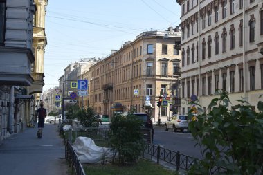 Büyük bir şehrin sokakları