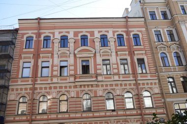 Binanın ön cephesi, eski kasaba, mimari tarihi.