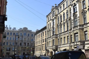 Büyük bir şehrin sokakları