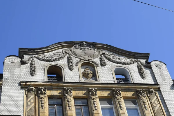 Details Van Gevel Van Het Gebouw — Stockfoto